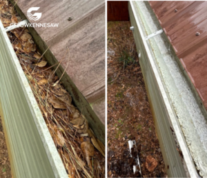 CLOGGED-gutter-cleaning-before-after-kennesaw