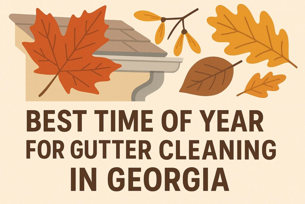 Best Time of Year for Gutter Cleaning in Georgia