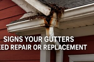 Signs Your Gutters Need Repair or Replacement